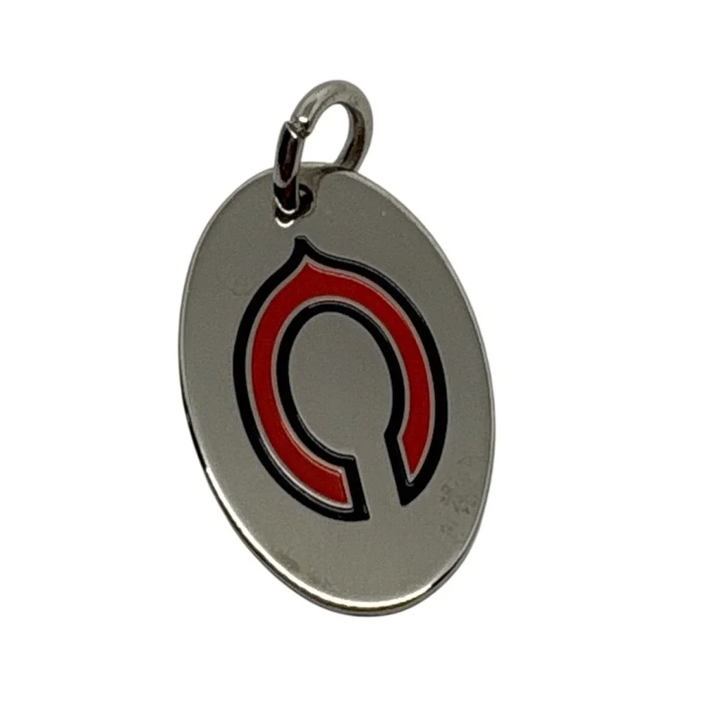 Chicago Bears Logo‎ Oval Metal Charm Pendant NFL Football Fan Gear Da Bears